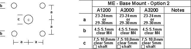 ME Base Mount Option 2